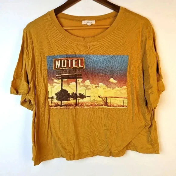 Graphic Cropped Tee Shirt - Small - Picture 3 of 7